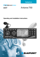 Blaupunkt Antares-T-60 - Owners Manual
